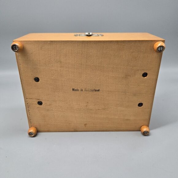 Vintage Thorens Music Box With 30 Teeth Plays But Missing 5 Teeth - Picture 11 of 14